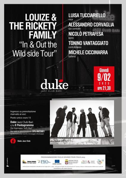 “Louize & The Rickety Family - In & Out the Wild side Tour”