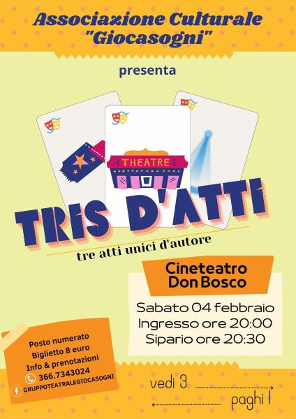 Tris D'atti in scena a Potenza