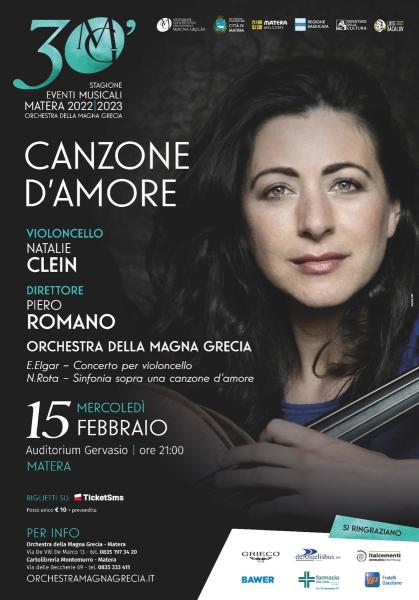 "CANZONE D'AMORE" - NATALIE CLEIN & l'Orchestra della Magna Grecia