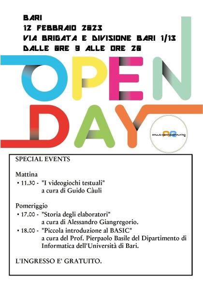 I° Open Day 2023