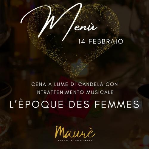 Cena spettacolo L’ÈPOQUE DES FEMMES