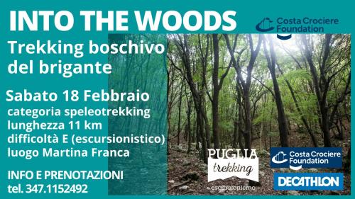 INTO THE WOODS Trekking boschivo del brigante
