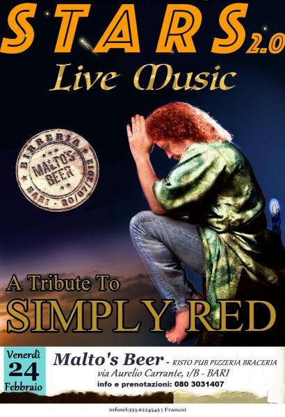 SIMPLY RED tributo by S T A R S 2.0   at  MALTO'S BEER