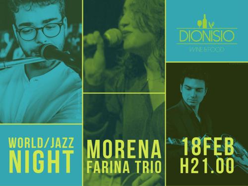 Morena Farina Trio| Jazz World Classic | 18FEB