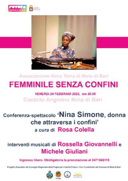 Conferenza-spettacolo ' Nina Simone, donna che attraversa i confini'