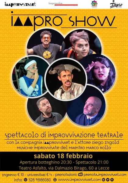 ImproShow con la Compagnia Improvvisart e l'attore spagnolo Diego Ingold
