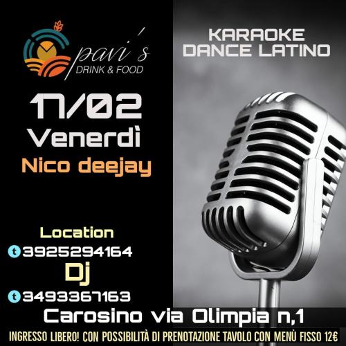 Karaoke e musica danzante