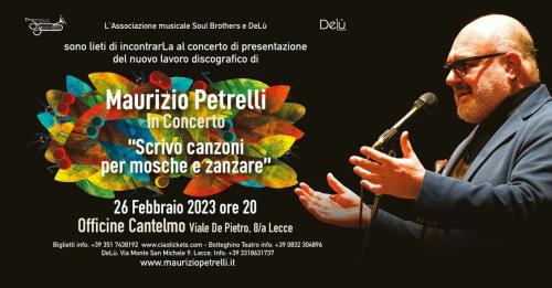 Maurizio Petrelli in Concerto Alle Officine Cantelmo di Lecce