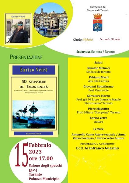 Presentazione Volume Enrico Vetro'