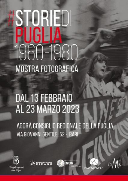 #StoriediPuglia 1960-1980, mostra a Bari