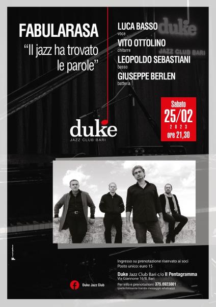 Fabularasa - “Il jazz ha trovato le parole”