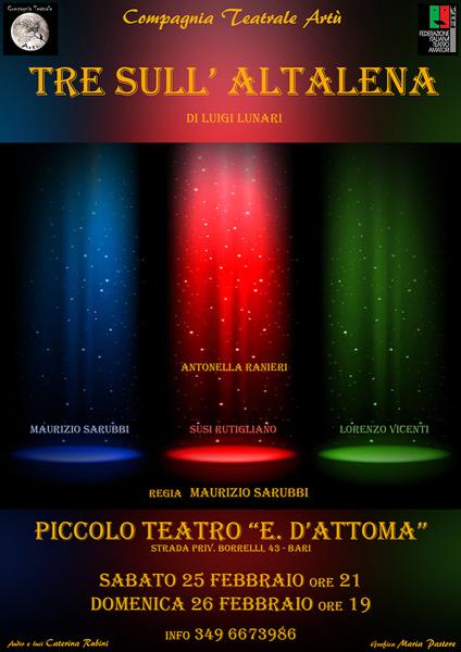 TRE SULL' ALTALENA di Luigi Lunari