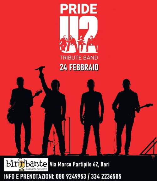 PRIDE - U2 tribute live al BIRRBANTE/Bari