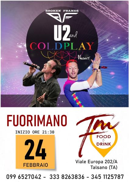 BROKEN FRAMES - U2+Coldplay duo acustico live a Talsano (TA)