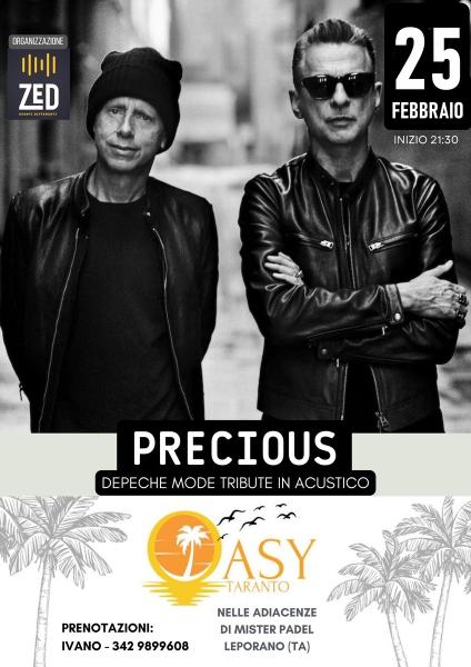PRECIOUS - Depeche Mode tribute in acustico all'Oasy/Leporano (TA)