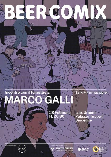 BeerComix ospita il fumettista Marco Galli a Bisceglie