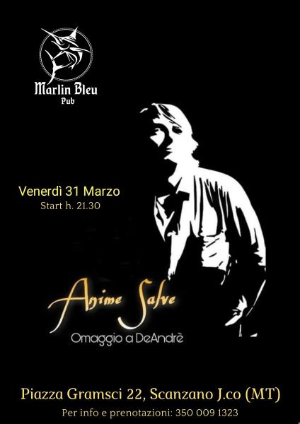 Anime Salve · Omaggio a De André #LIVE@Marlin Bleu Pub 2021