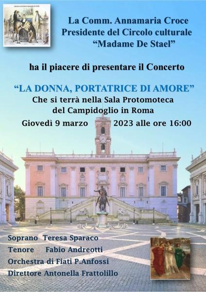 La Donna, Portatrice di Amore