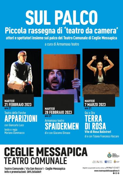 Terra di Rosa - SUL PALCO (piccola rassegna di teatro da camera)