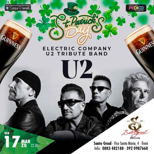 St.Patrick's Day - “ELECTRIC COMPANYU2 TributeBand” live a Trani