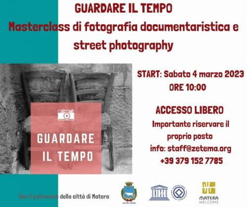 Masterclass di fotografia documentaristica e street photography