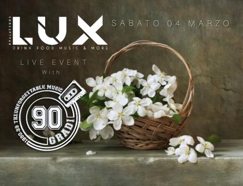 90Gradi live at LUXconcept pub