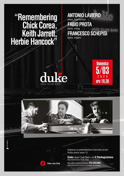 “Remembering Chick Corea, Keith Jarrett, Herbie Hancock”