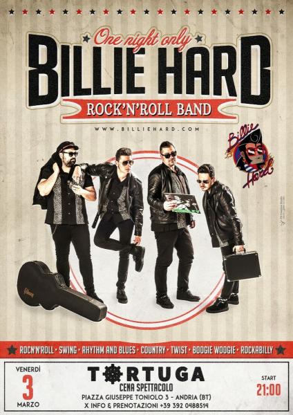 Billie Hard R'n'R Acoustic Duo live at Tortuga