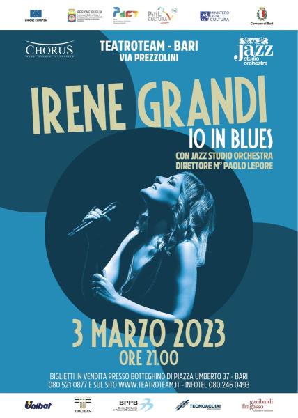 Irene Grandi - "Io in Blues" con Jazz Studio Orchestra