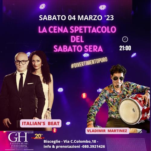 LA CENA SPETTACOLO DEL SABATO SERA A BISCEGLIE G'H