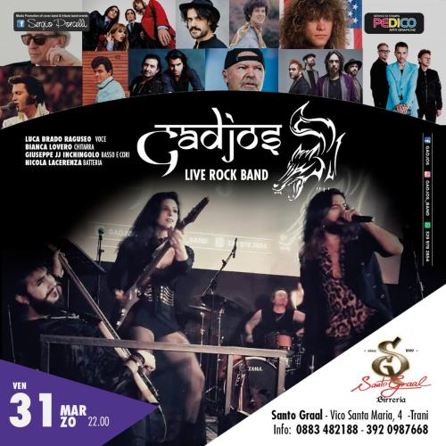 GADJOS - LIVE ROCK BAND A TRANI SANTO GRAAL