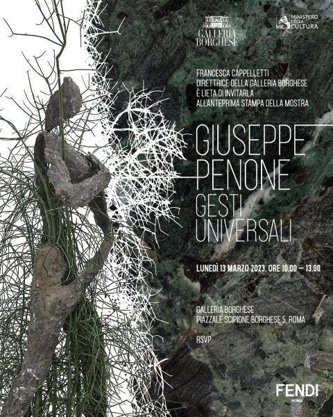 Giuseppe Penone. Gesti Universali  a cura di Francesco Stocchi
