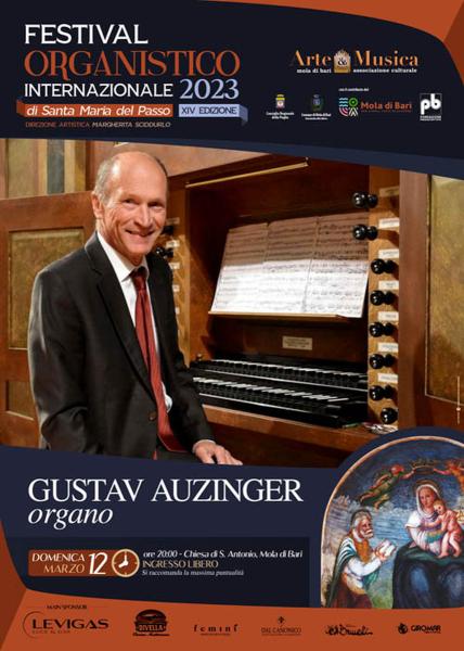 Festival Organistico Internazionale di Santa Maria del Passo - L' austriaco Gustav Auzinger apre la XIV Edizione a Mola di Bari