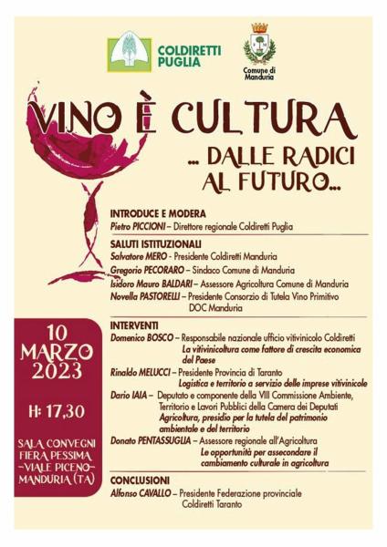 Vino è cultura. Dalle radici al futuro