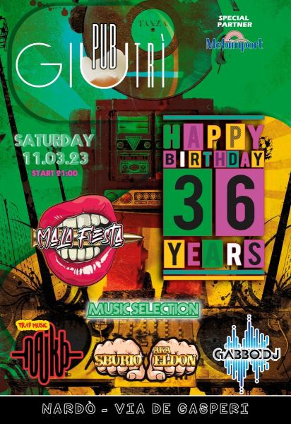 BUON COMPLEANNO GIUTRI'