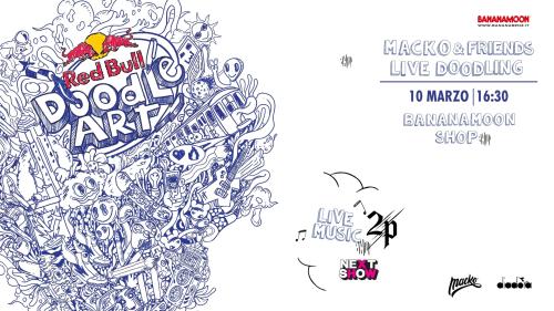 Red Bull Doodle Art
