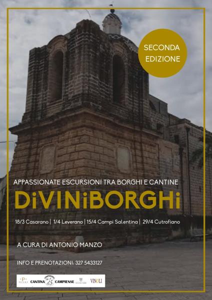 Al via la seconda stagione di DiVini Borghi. Prima tappa a Casarano