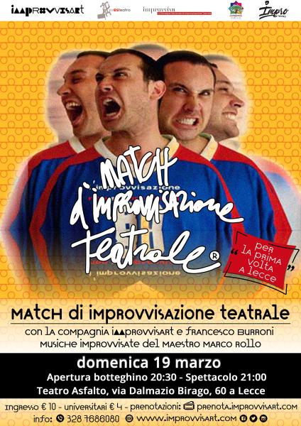 Match di Improvvisazione Teatrale per la prima volta a Lecce