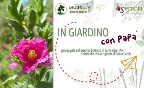 In giardino con papà