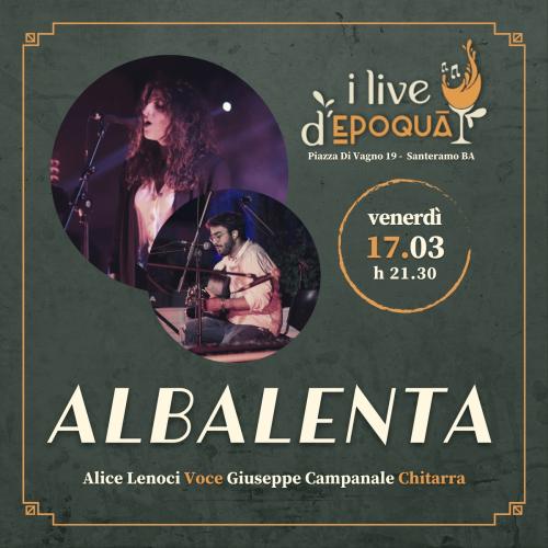 Albalenta live - Musica D'Autore