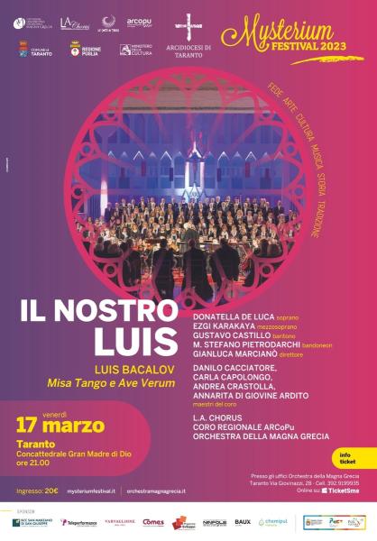 IL NOSTRO LUIS - Misa Tango di Luis Bacalov - Inaugurazione MYSTERIUM FESTIVAL 2023