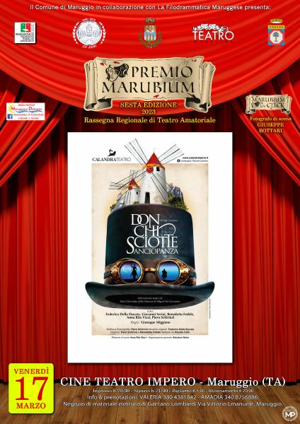 PREMIO MARUBIUM 2023 - Don Chisciotte Sancio Panza CALANDRA TEATRO