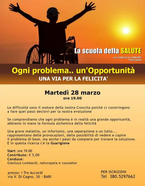 Ogni problema... un'Opportunità