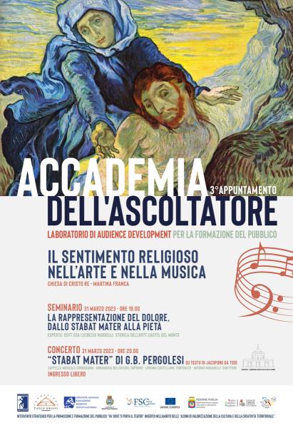 Il sentimento religioso nell'arte e nella musica. Concerto "Stabat Mater" di Giovanni Battista Pergolesi