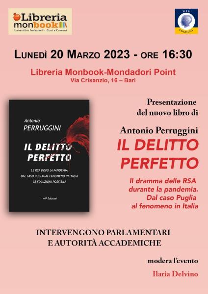 Antonio Perriggini presenta “Il delitto perfetto. Le RSA dopo la Pandemia.