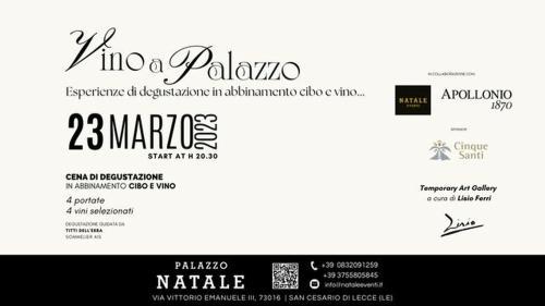 Vino a Palazzo Esperienze di degustazione in abbinamento al cibo e al vino