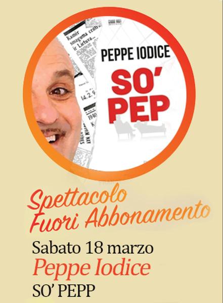 So’ Pep: elettroshow di Peppe Iodice