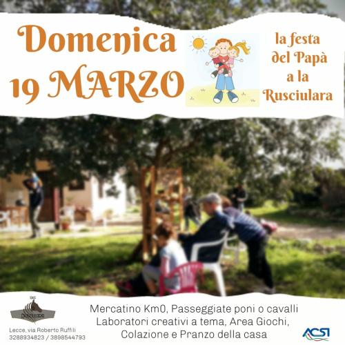 La festa del papà a la Rusciulara