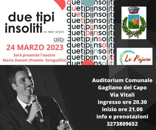 "Due tipi insoliti" di Mario Desiati