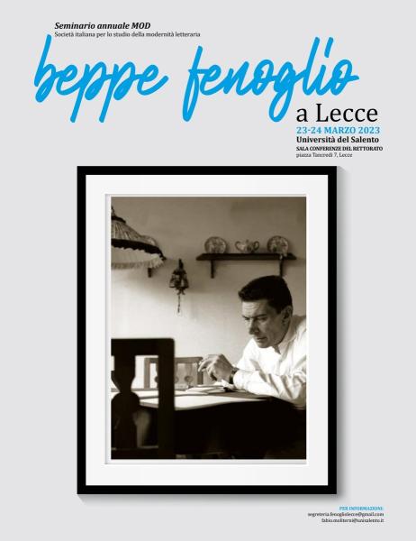 "Beppe Fenoglio a Lecce", Seminario annuale MOD